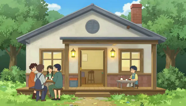 Visual representation of "clubhouse" - A building used by a club for its activities and meetings.