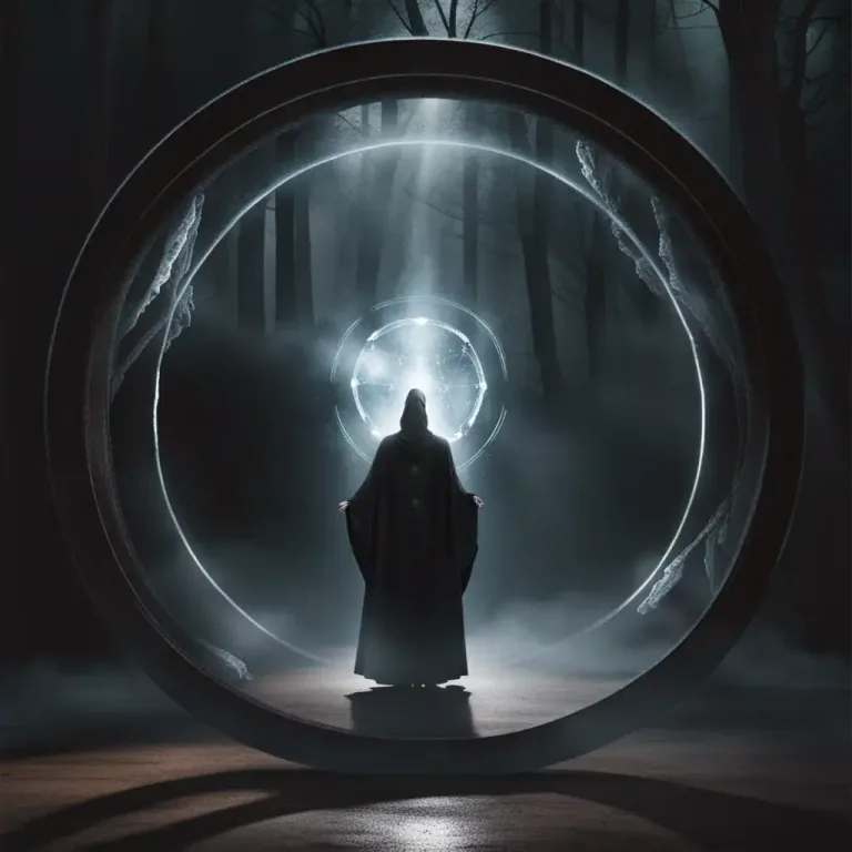 Visual representation of "conjuror" - A person who summons a spirit or demon, typically by magical ritual.