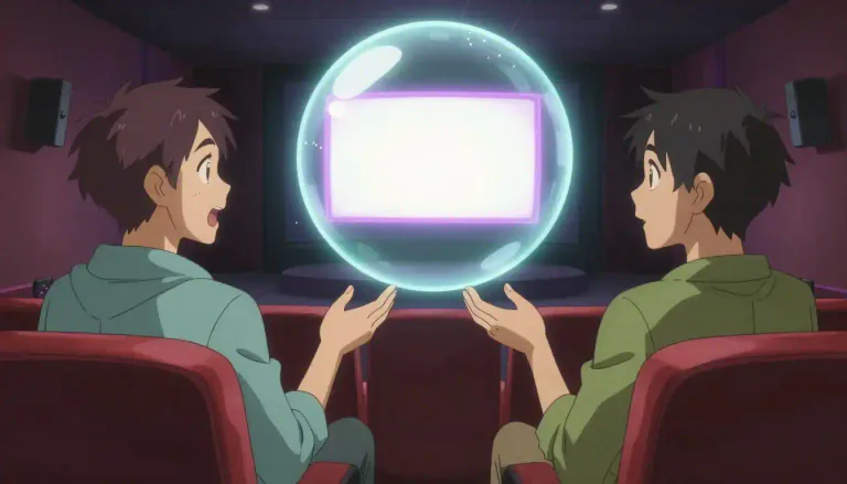 Visual representation of "about" - On the subject of, talking of