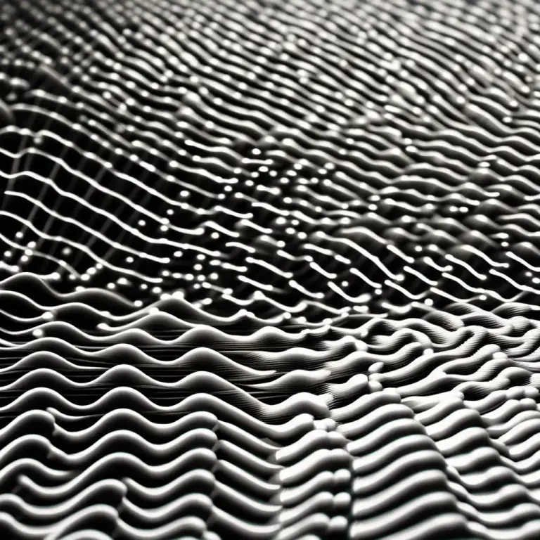 Visual representation of "vibration" - In physics, a regular movement of particles in a medium from their position of rest