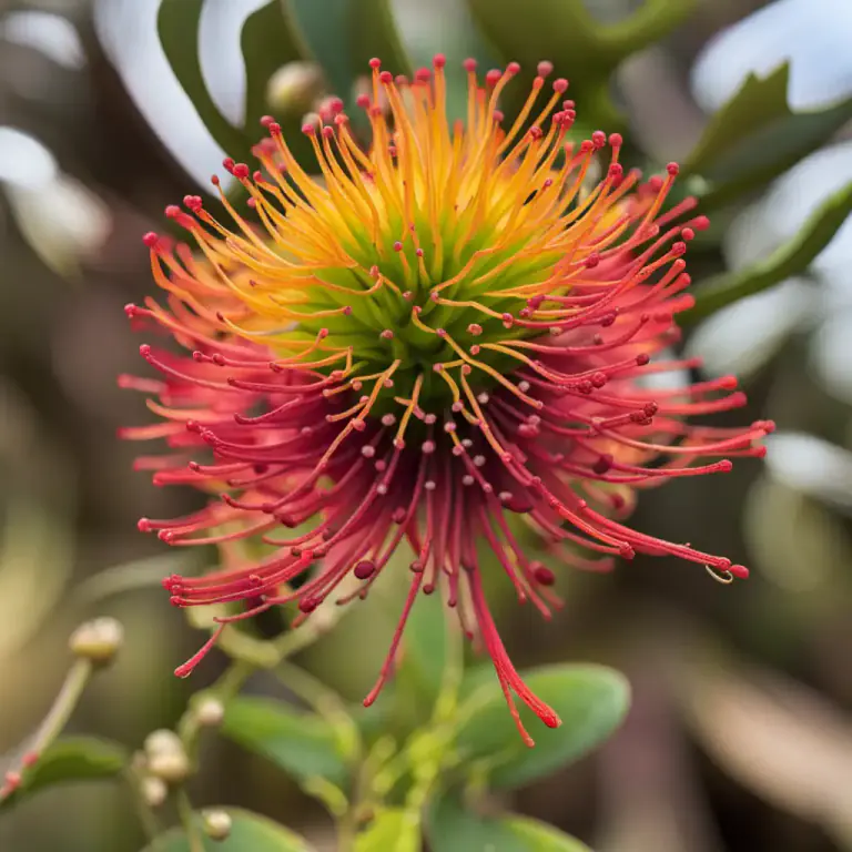Visual representation of "cola" - Part of a plant where flowers grow and seeds are produced.