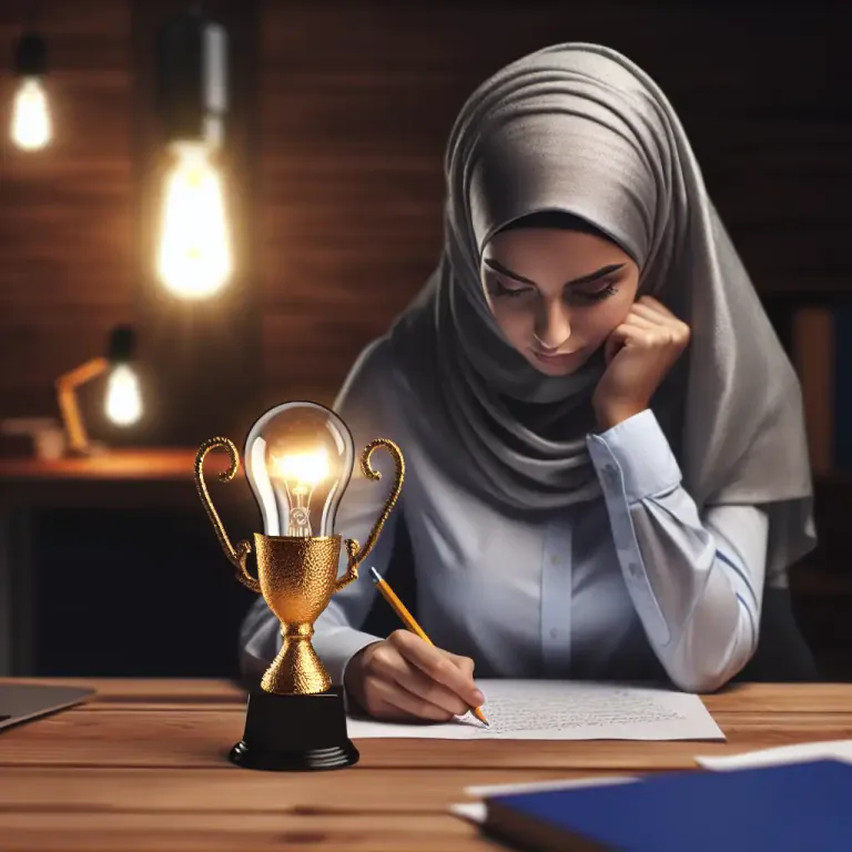 Visual representation of "achievement" - The process of achieving something