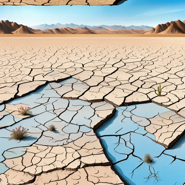 Visual representation of "poorness" - The condition of the soil that is barren or has low productivity