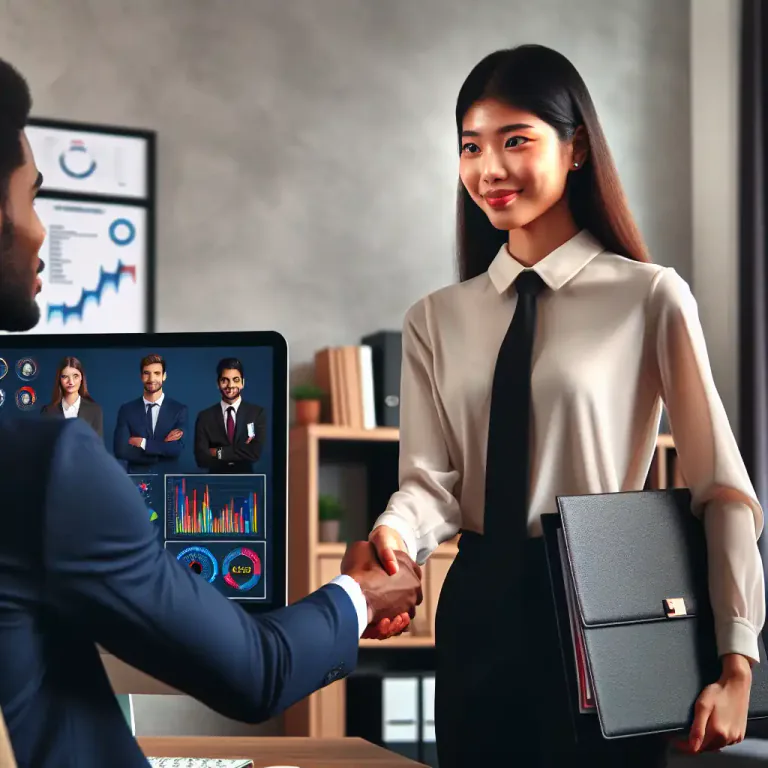 Visual representation of "marketable" - Having skills or qualities that make a person more likely to be hired.