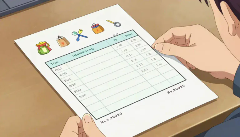 Visual representation of "invoice" - A list of goods sent or services provided, with a statement of the costs