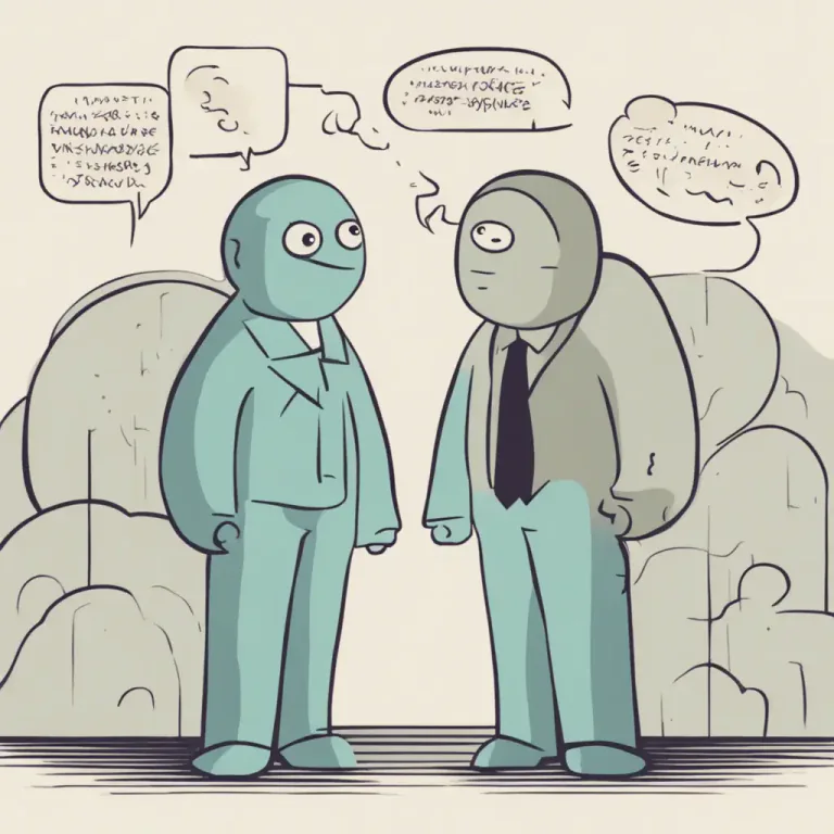 Visual representation of "in opposition to somebody/something" - Against or in disagreement with someone or something.