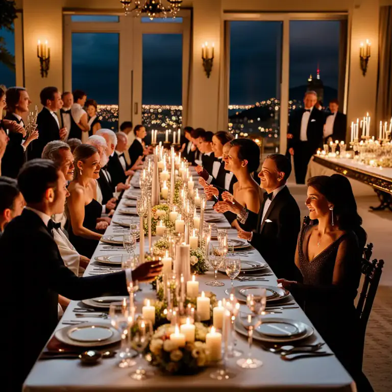 Visual representation of "a sense of occasion" - The feeling that an event is important or special