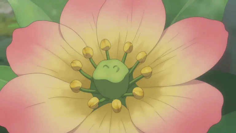 Visual representation of "lobule" - A small, rounded part of a flower or leaf, often indicating subdivisions of the larger structure.