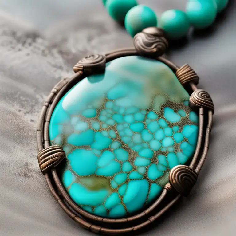 Visual representation of "turquoise" - A valuable stone of turquoise color, used in jewelry