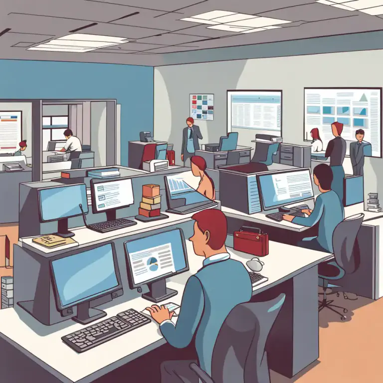 Visual representation of "technology" - Computers, software, and internet that people use to process information