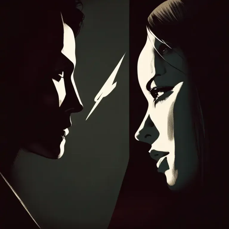 Visual representation of "vendetta" - A personal mission to get revenge