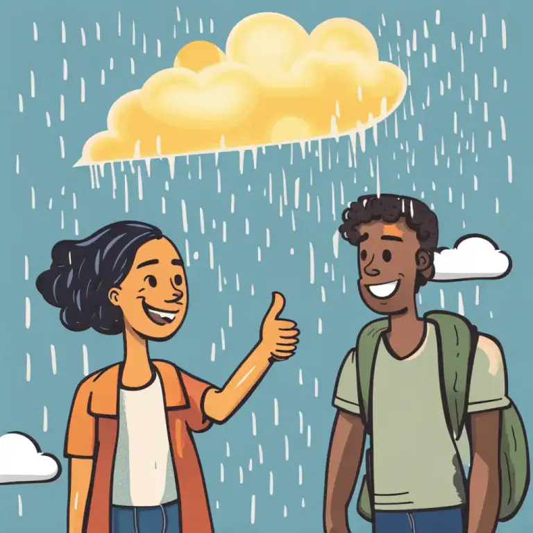 Visual representation of "well said!" - Used to express approval for what someone has said.