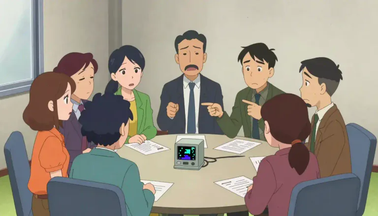 Visual representation of "issue" - A problem or disagreement that a group of people are talking about or dealing with