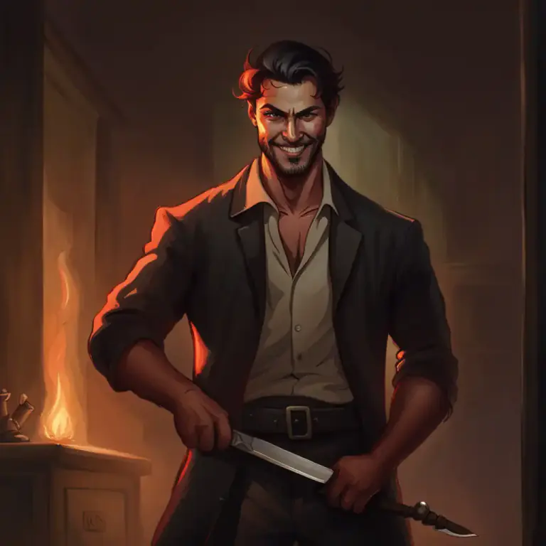 Visual representation of "the devil" - A deceitful and unreliable person