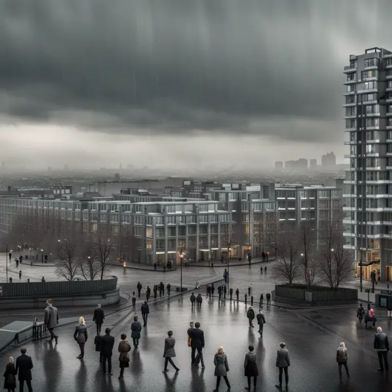 Visual representation of "gloom" - To fill with gloom; make gloomy or sad