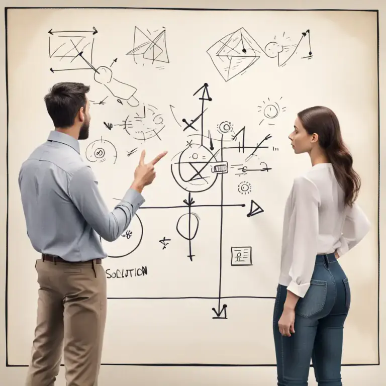 Visual representation of "give somebody ideas" - To indirectly suggest something to someone, especially something they had not thought of before or considered possible.