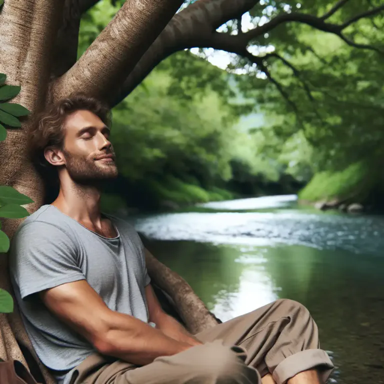Visual representation of "flow" - The state of being relaxed and accepting a situation