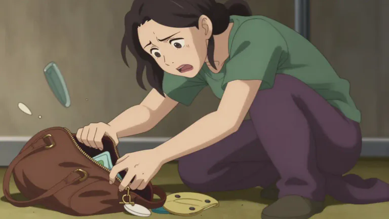 Visual representation of "scrabble" - To search quickly and with difficulty, often using your hands in a desperate manner