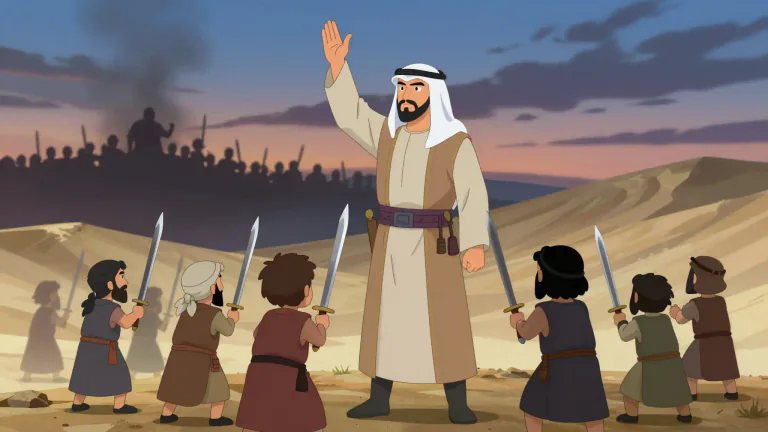 Visual representation of "jihad" - A struggle or fight against the enemies of Islam.
