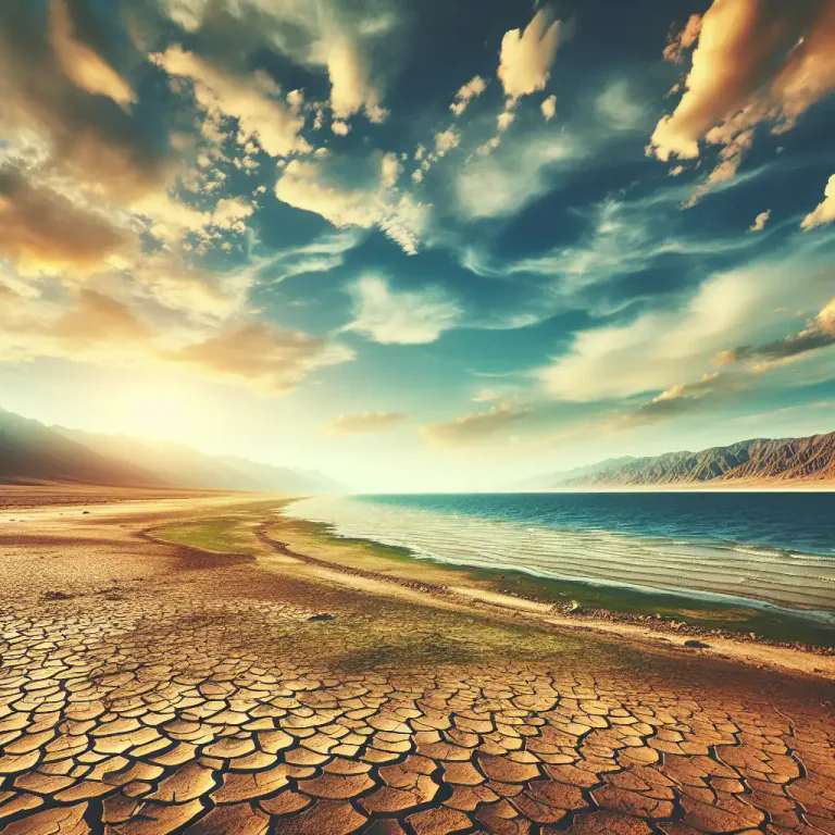Visual representation of "regressive" - In geology, describes an event in the Earth's history when sea levels were lower than they are now