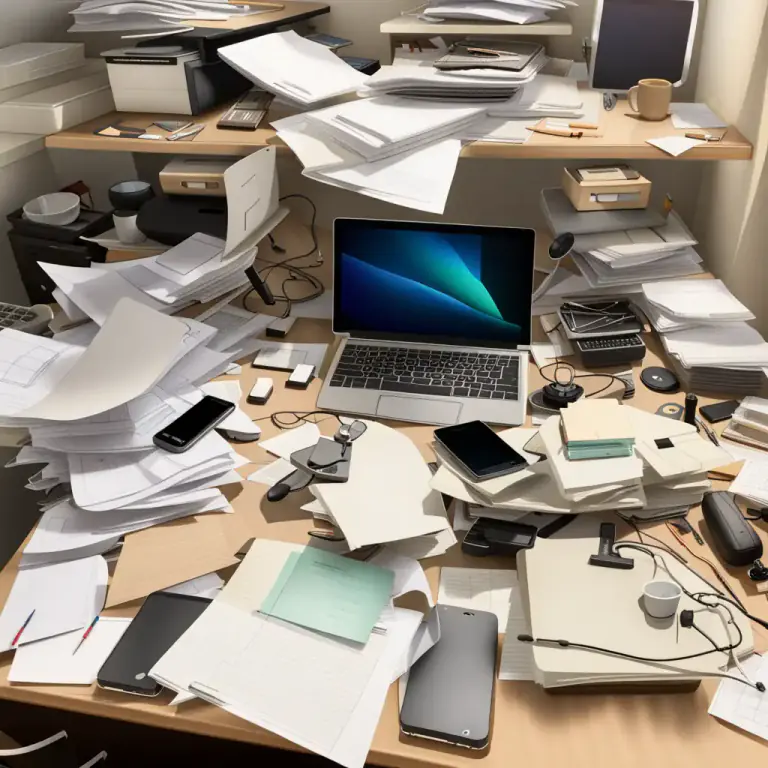 Visual representation of "get your act together" - To start to organize yourself so that you do things in an effective way