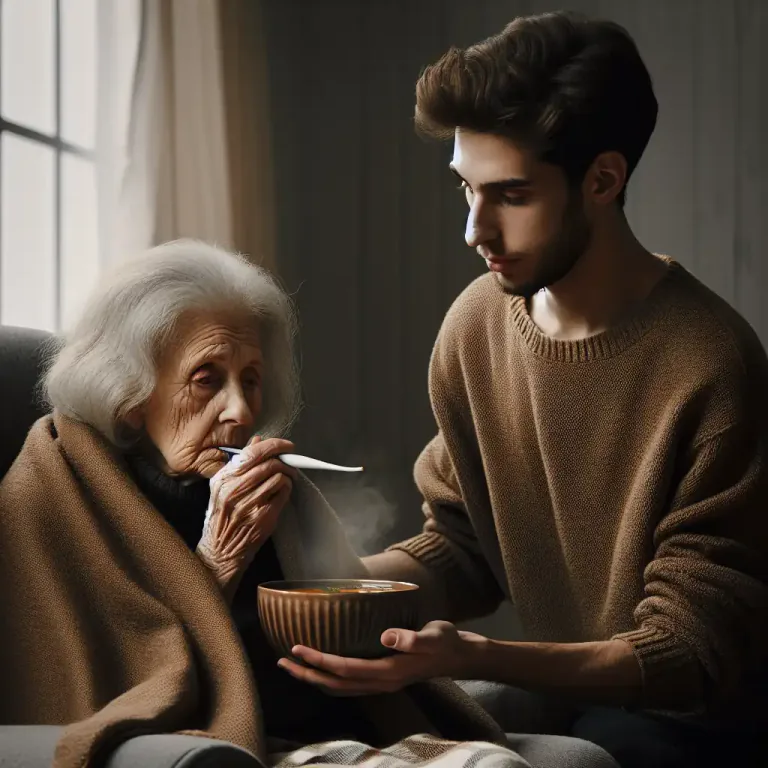 Visual representation of "lay somebody low" - To cause someone to become very sick or to bring someone down by illness