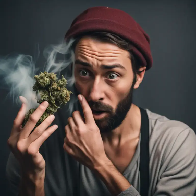 Visual representation of "skunkweed" - Slang term for low quality marijuana that has a strong unpleasant smell