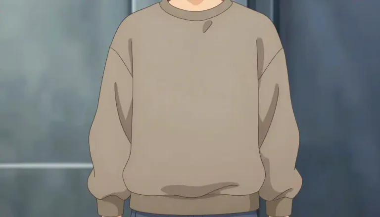 Visual representation of "sweatshirt" - A loose, warm piece of clothing with long sleeves, usually made from cotton, which is worn on the top part of the body