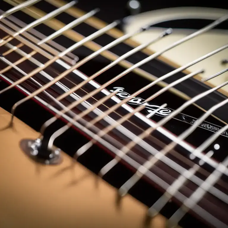 Visual representation of "fender" - A protective frame on a guitar that prevents the body from being scratched or damaged