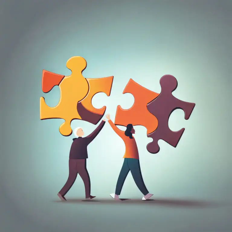 Visual representation of "click" - To become friendly or harmonious