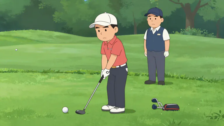 Visual representation of "bogey" - In golf, bogey means one stroke over par at a hole.
