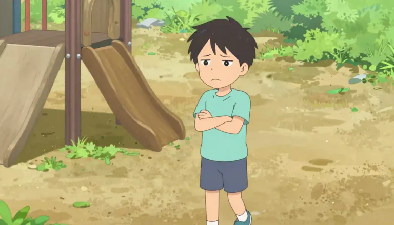 Visual representation of "sulkily" - In a manner that shows irritation or unhappiness