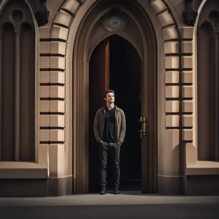 Visual representation of "church" - Church services in general, seen as a regular activity.