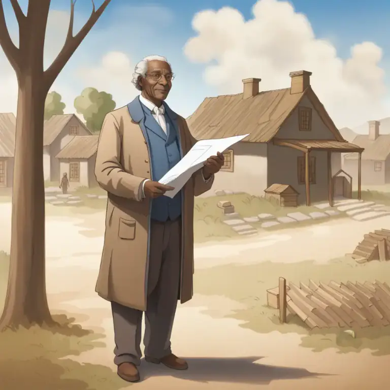 Visual representation of "forefather" - One of the original settlers or founders of a community or country