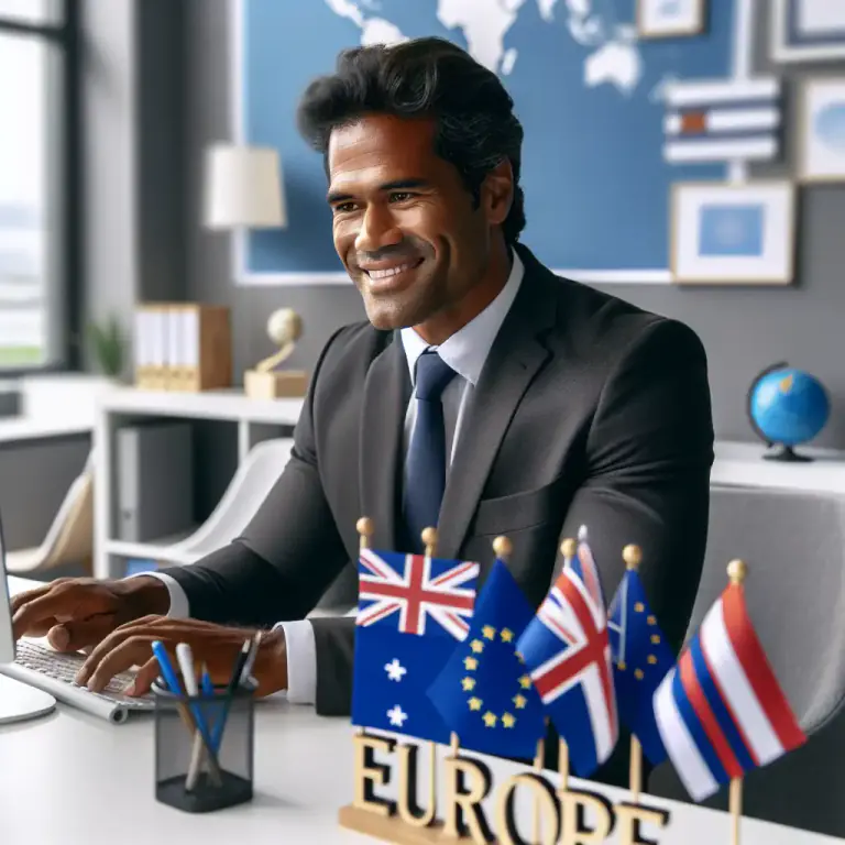 Visual representation of "australasian" - A person from Australia, New Zealand or neighboring South Pacific Islands