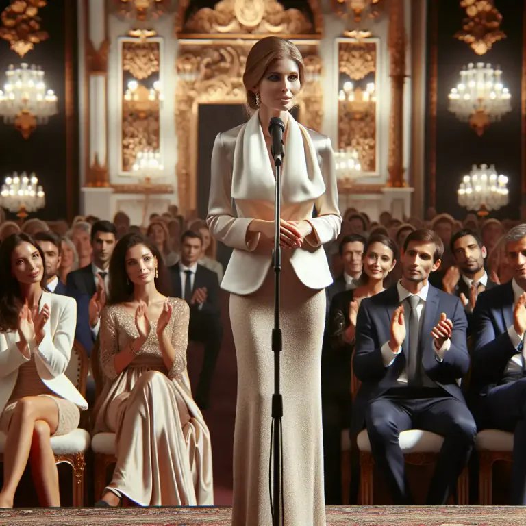 Visual representation of "stateliness" - The characteristic of behaving in a dignified and decorated manner