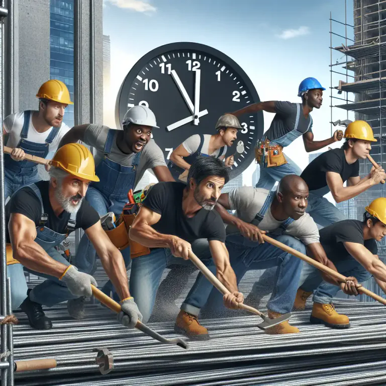 Visual representation of "breakneck" - Requiring great effort or exertion.