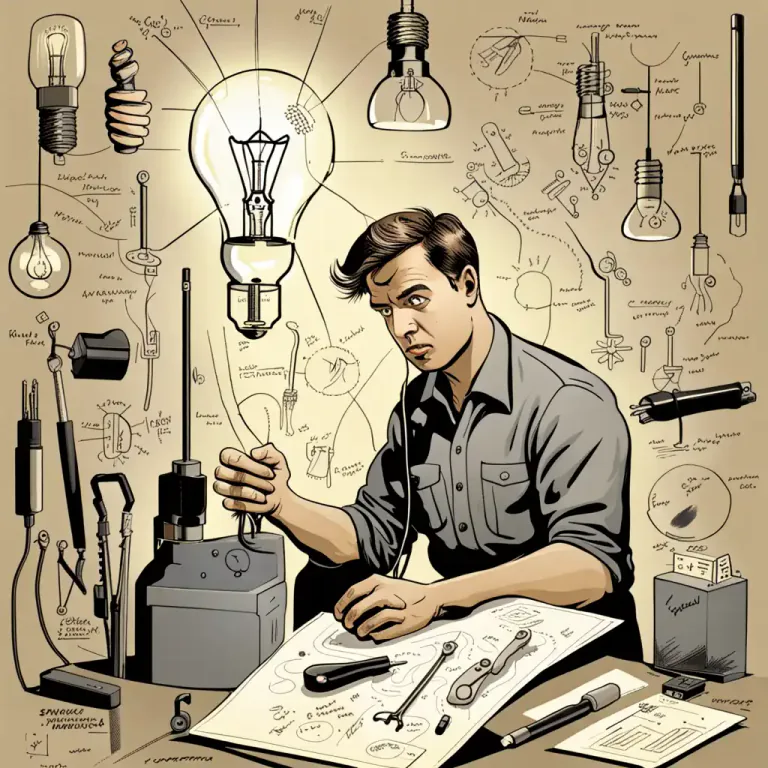 Visual representation of "make hard work of something" - To make a task appear more difficult than it needs to be