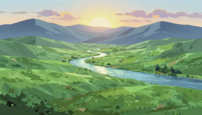 Visual representation of "scape" - A view or picture of a place, for example in a painting or photograph