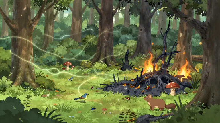 Visual representation of "ecological" - Related to the science of the relationships between living things and their environments.