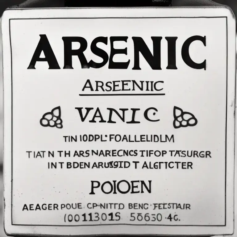 Visual representation of "arsenic" - Arsenic is sometimes used in medicines, but it is very risky because of its poisonous nature.