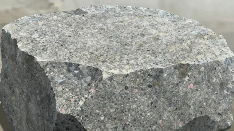 Visual representation of "granite" - A very hard, crystalline rock, often used in building and decoration