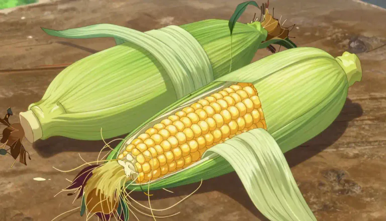 Visual representation of "shuck" - The outer covering of corn or other grains