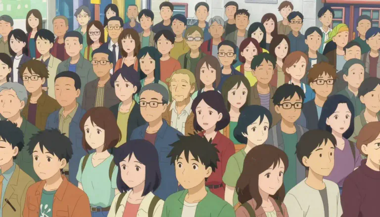 Visual representation of "ruck" - A large group or crowd of people.