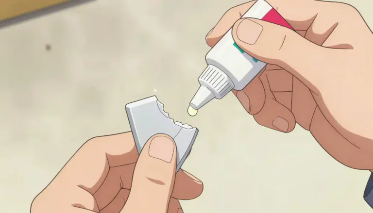 Visual representation of "cyanoacrylate" - Cyanoacrylate is a type of fast-drying adhesive that bonds quickly to surfaces, commonly used in medical treatments and repairs.