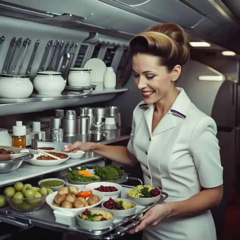 Visual representation of "galley" - The kitchen in a ship or plane.