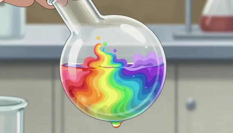 Visual representation of "chromogenic" - Referring to substances that produce or are capable of producing color.