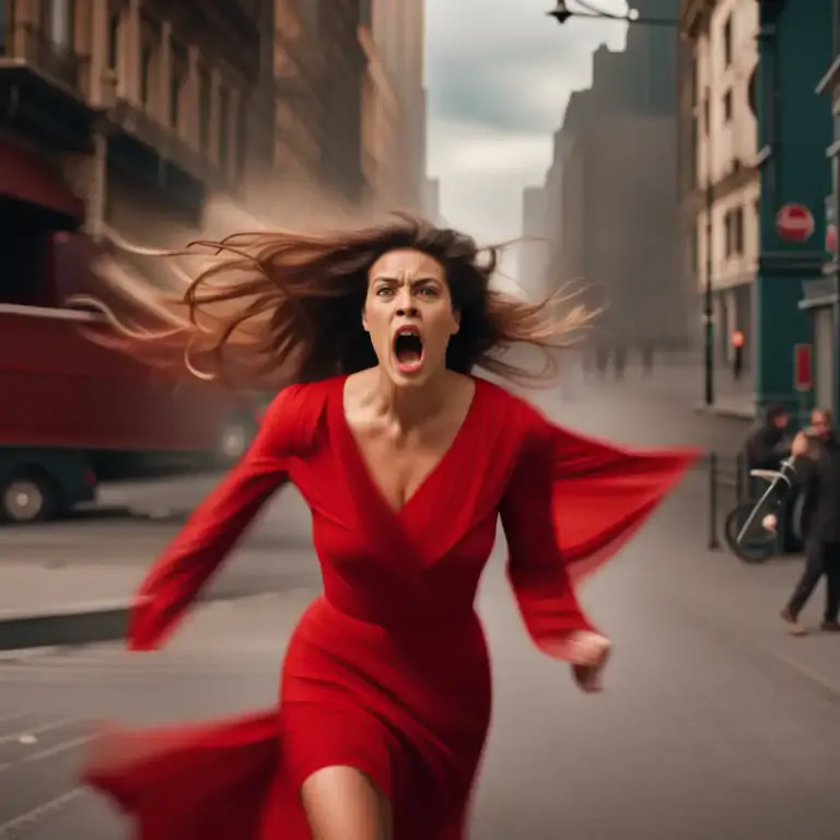 Visual representation of "turn/spin on your heel" - To suddenly turn around completely, often in surprise or anger.
