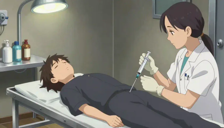 Visual representation of "embalm" - To preserve a dead body with special chemicals to prevent decay