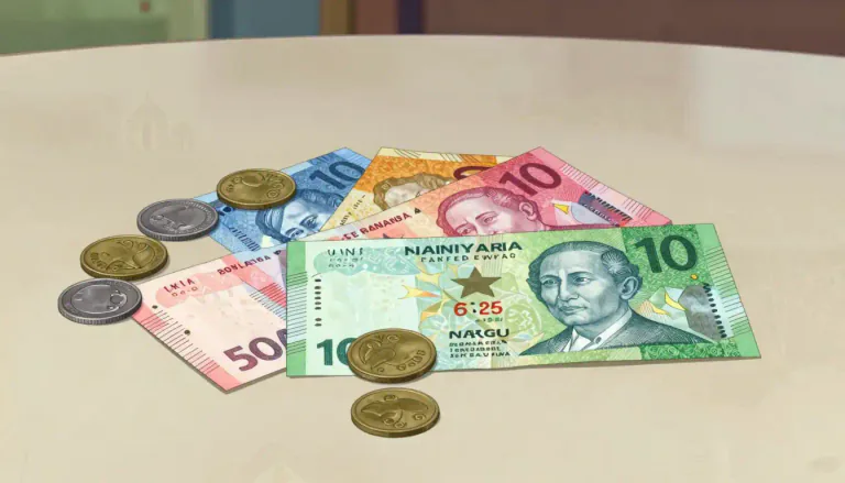 Visual representation of "ringgit" - The ringgit is the official currency of Malaysia, divided into 100 sen.